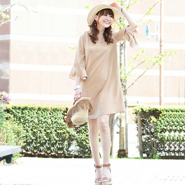 outlet】フレアースリーブワンピース | ＆ LOVE CLOSET