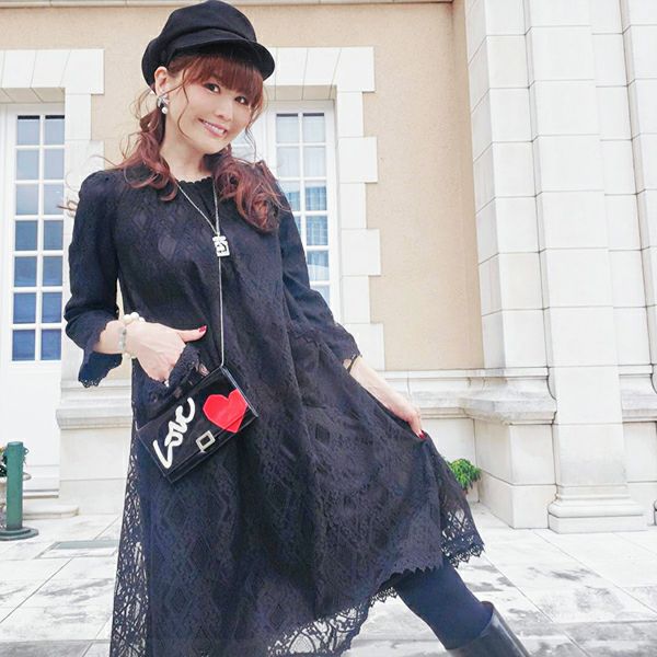 【まきき】アンドラブ　＆LOVEリボンアクセントのレースワンピース outlet】レースワンピース | ＆ LOVE CLOSET