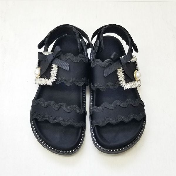 outlet】【SELECT】きらきらビジューサンダル | ＆ LOVE CLOSET