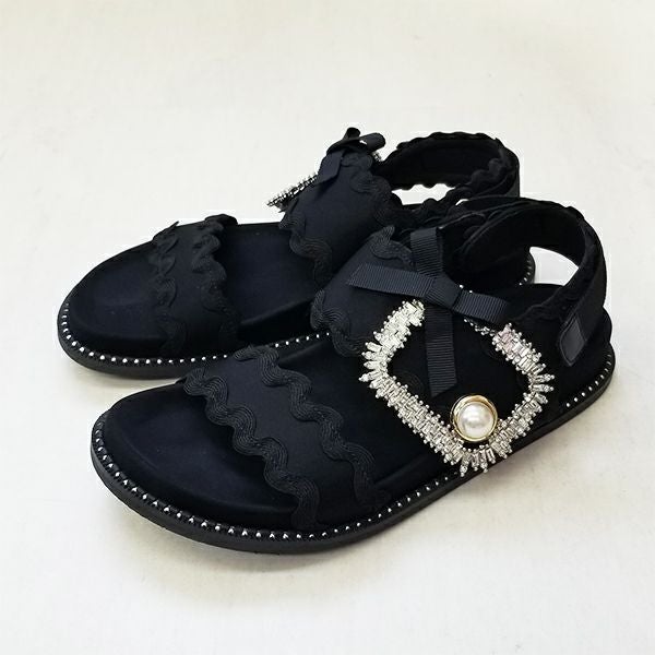 outlet】【SELECT】きらきらビジューサンダル | ＆ LOVE CLOSET