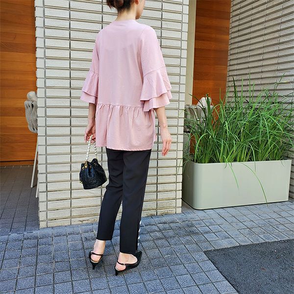 outlet】＆LOVE CLOSETリボンプリントチュニックTシャツ | ＆ LOVE CLOSET