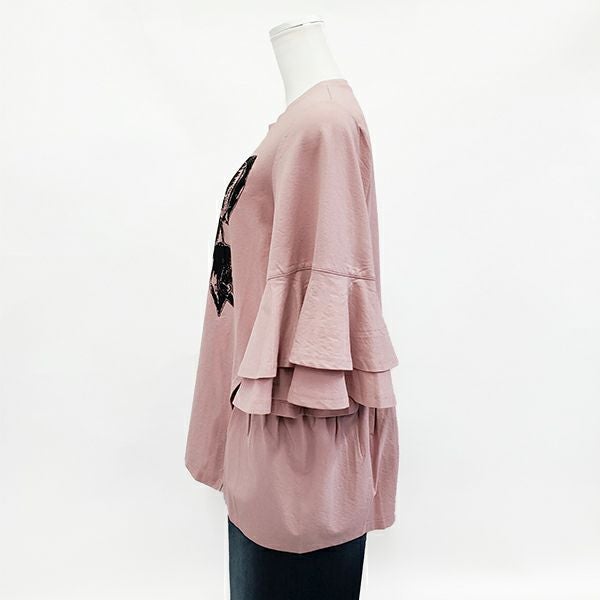 outlet】＆LOVE CLOSETリボンプリントチュニックTシャツ | ＆ LOVE CLOSET