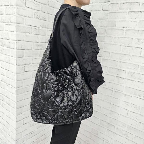 outlet】【SELECT】ハートキルトのシャイニーバック | ＆ LOVE CLOSET