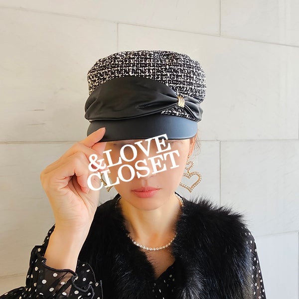 SELECT】りぼんツイードキャスケット | ＆ LOVE CLOSET