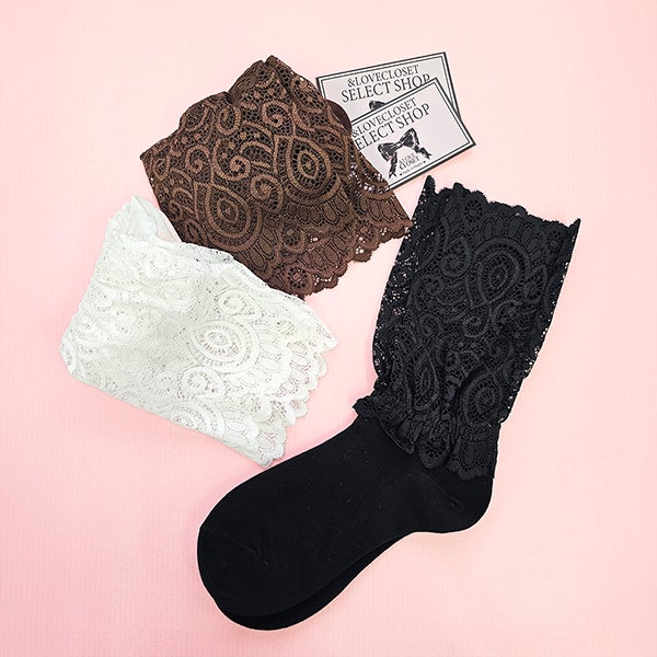 SELECT】レースソックス | ＆ LOVE CLOSET