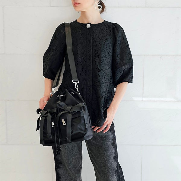 SELECT】2WAYりぼん巾着バッグ | ＆ LOVE CLOSET
