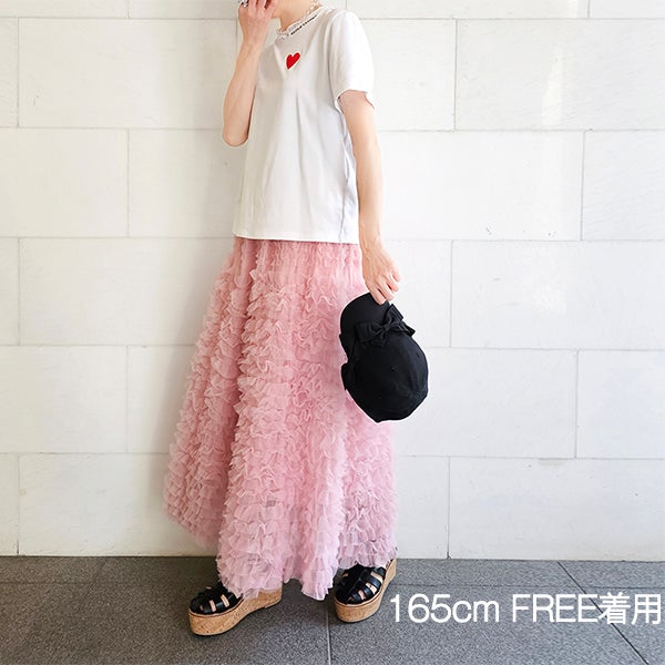 SELECT】ロマンティックふりるチュールスカート | ＆ LOVE CLOSET