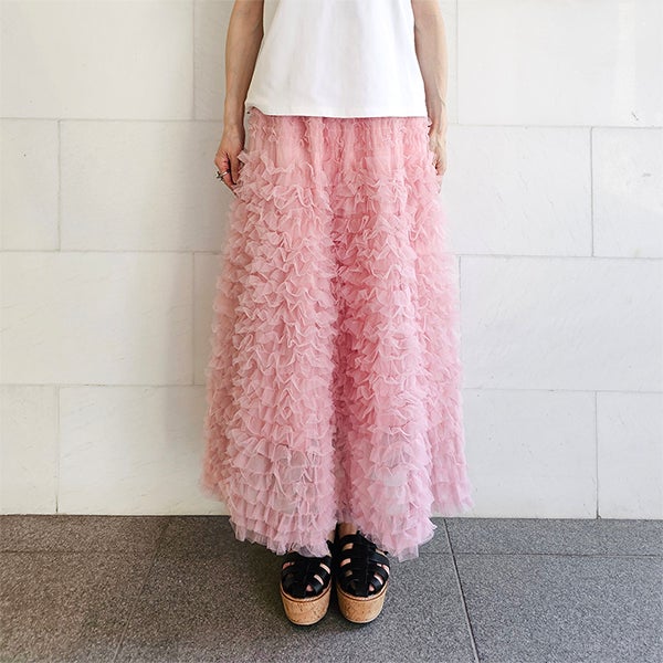 SELECT】ロマンティックふりるチュールスカート | ＆ LOVE CLOSET