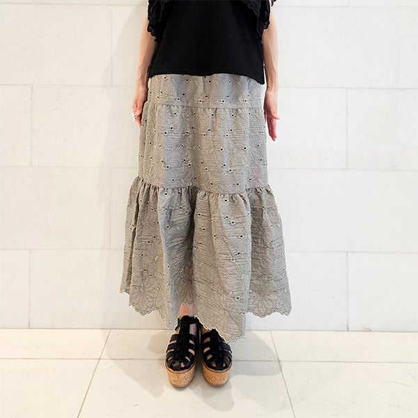 SELECT】コットンレースティアードスカート | ＆ LOVE CLOSET